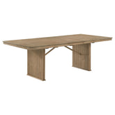 Orleans Furniture - Coaster - Adina 89-inch Extension Dining Table Distressed Light Brown - 193611